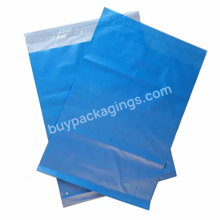 Blue Color In Stock Biodegradable Mailer Bag Compostable Delivery Bags