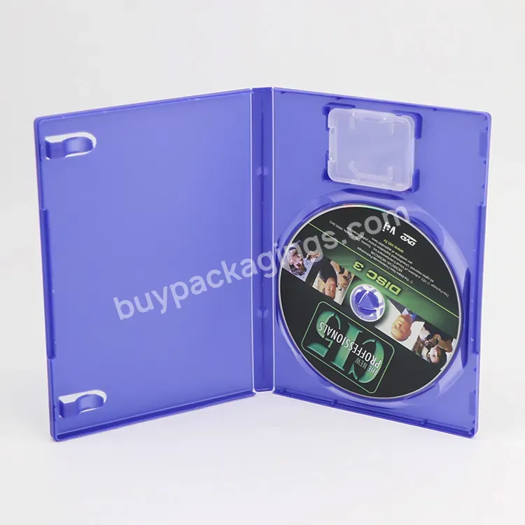 Blue Memory Card Storage Case Cd Dvd Single Disc Video Game Consoles Gta 5 Cd Game Case For Ps2 Ps3 Ps4 Ps5 Playstation 2