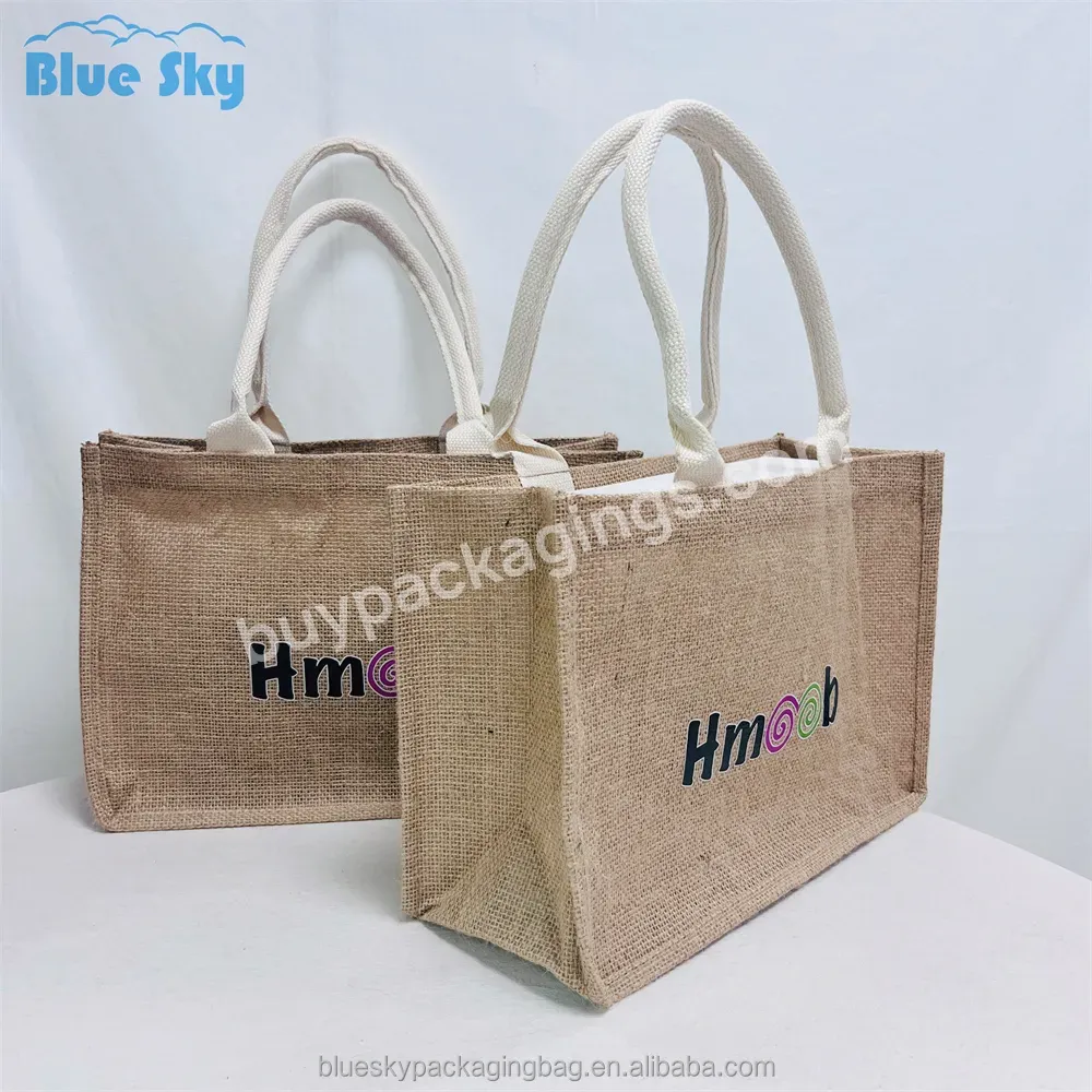 Blue Sky Repeatedly Uses Custom Identification Sacks Twine Beach Bags Shopping Wholesale Manufacturers