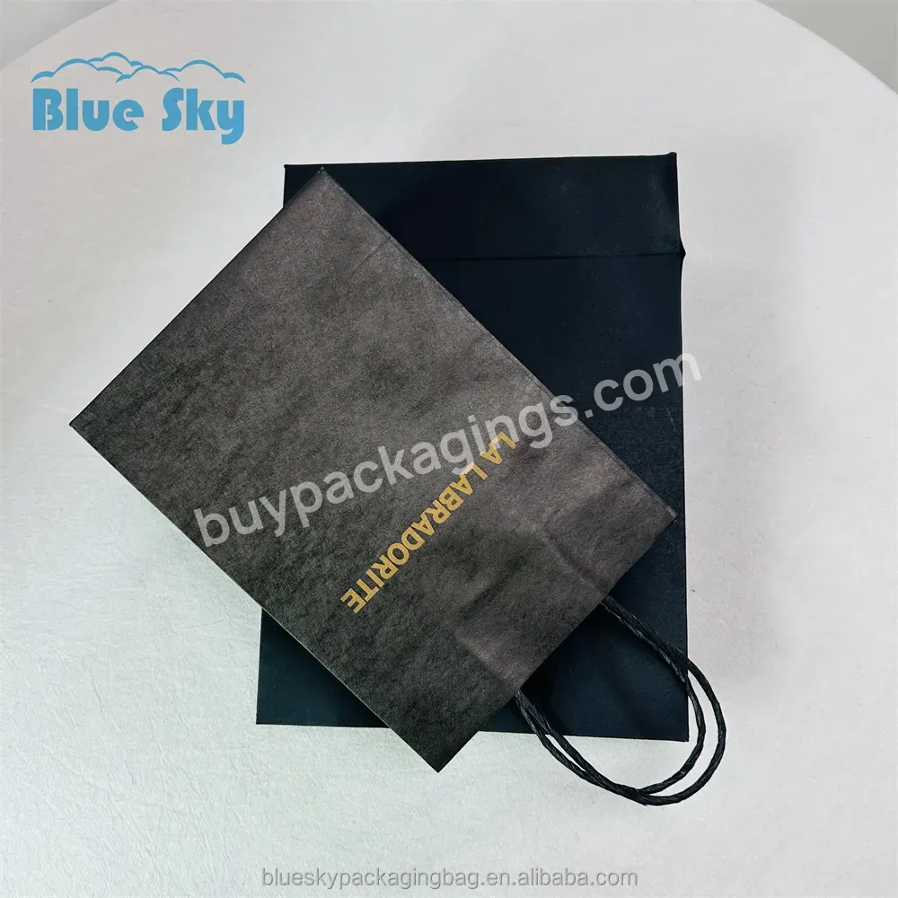 Bluesky Wholesale Luxury Packing Paper Bags Printed Custom Logo Clothing Shopping Gift Jewelry Packaging Paper Bag