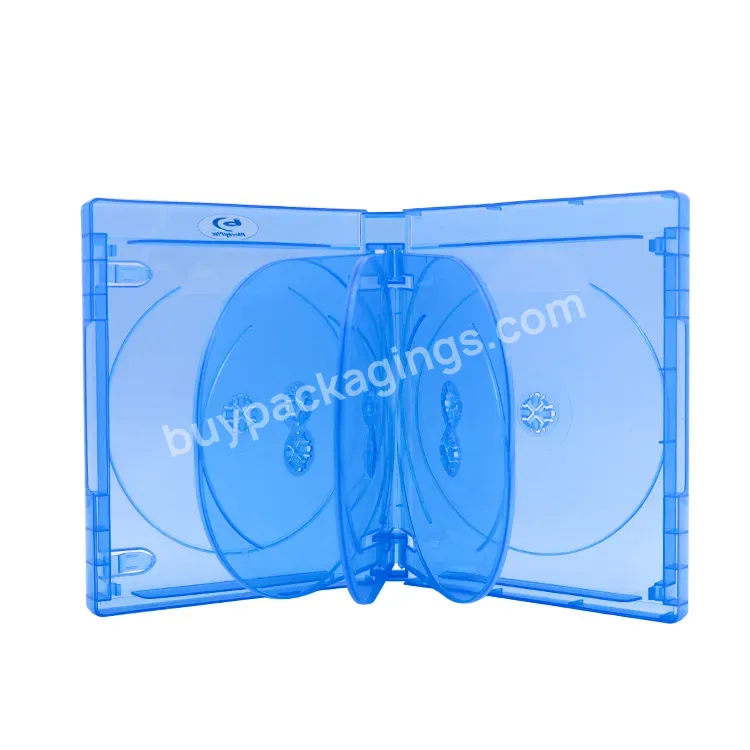 Bluray Disc Plastic Material Internal Bluray Drive Movie And Film Storage Ps4 Embossed Logo Cd Dvd Bluray Replacement Box