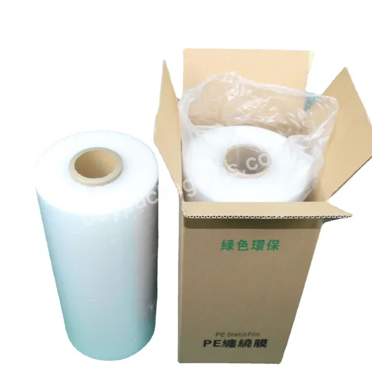 Bobina Jumbo Filme Stretch Lldpe Pallet Stretch Wraps Film For Machine Use