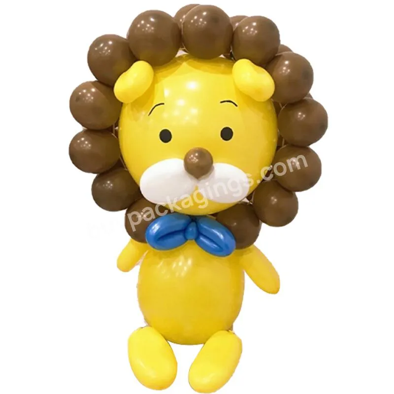 Bobo balloon cute balloon little Lion handmade materials pack creative diy fun hand-made Balloon