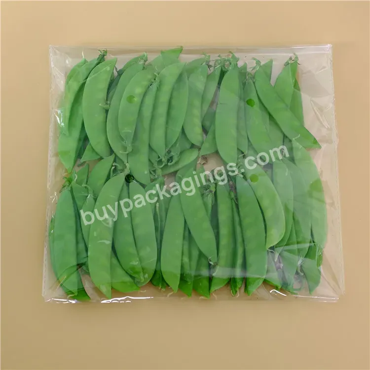 Bopp Anti Fog Foggy Fresh Vegetable Packing Bag Transparent Clear Color Logo Plastic Packaging Bags Self Adhesive For Lettuce