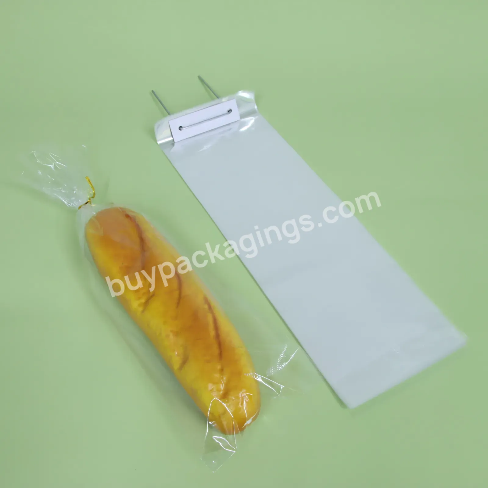 Bopp Clear Bread Bag Plastic Packaging Biscuits Cellophane Bags Bopp Bottom Gusset Poly Bags