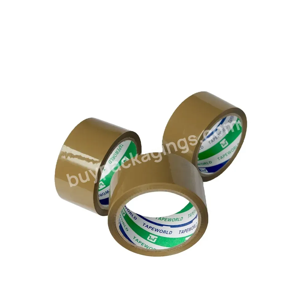 Bopp Good Tape Brown Pack Of 6 Rolls With Custom Company Brand Logo On Paper Core For Packaging Catons