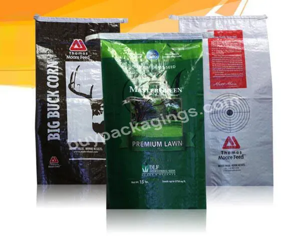 Bopp Laminated Rice Packing Bag With Custom Printing Designs