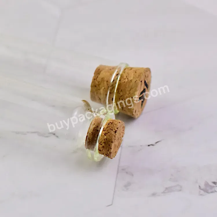 Borosilicate Glass Test Tube With Cork Lid Diameter 22 Mm 24 Mm 27mm Child Resist Cap