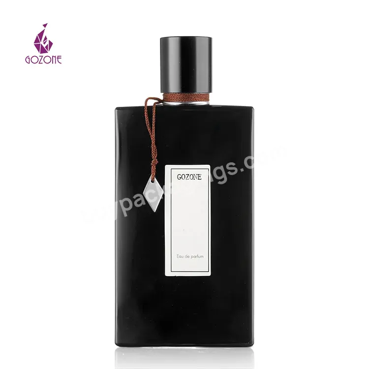 Boteille De Parfum 100 Ml Perfume Designer Bottles Dark French Square Glass Perfume Bottles