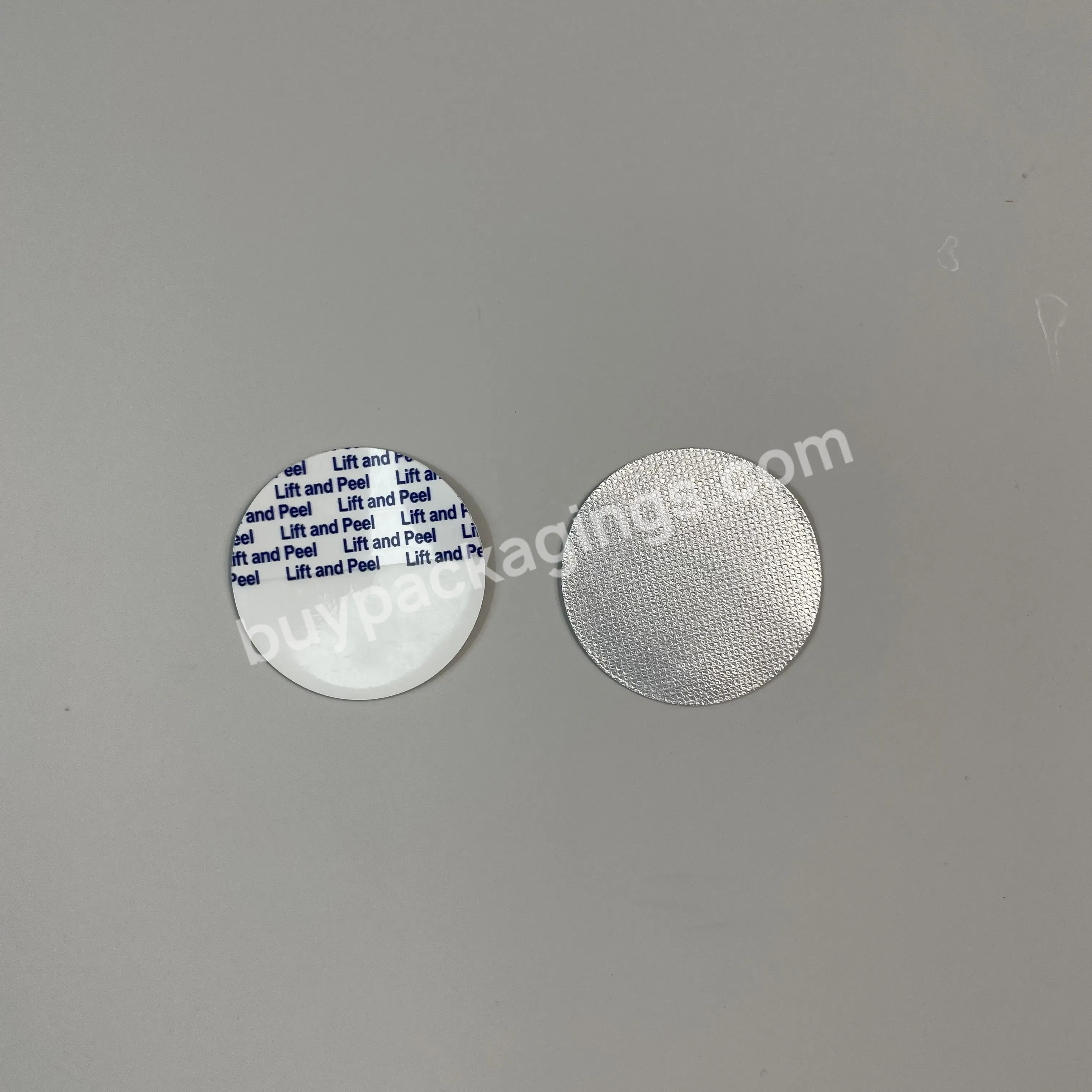 Bottle Foil Liner Seals Lift N Peel Heat Induction Aluminum Foil Cap Seal Liner For Pe/pet/pp/glass Bottles