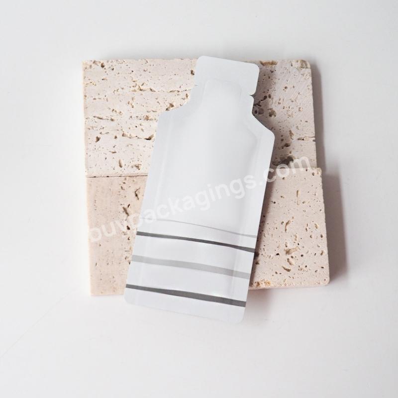 Bottle Shaped Aluminum Foil Honey Lotion Packaging Bag Skin Care Cosmetics Sample Disposable Bag