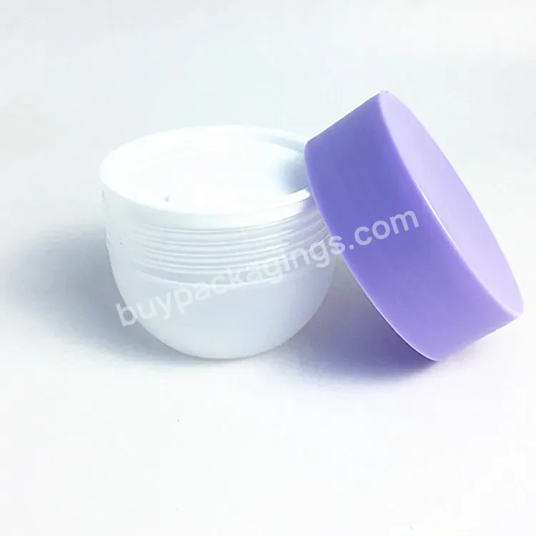 Bowl Shape Pp 100g Empty Face Cream/body Lotion Plastic Cream Jar