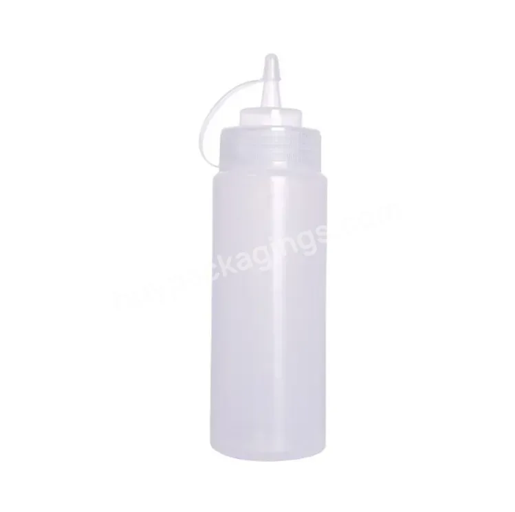 Bpa Free Refillable Ldpe Bbq Chill Ketchup Bottle Plastic Sauce Dispense Squeeze Bottle