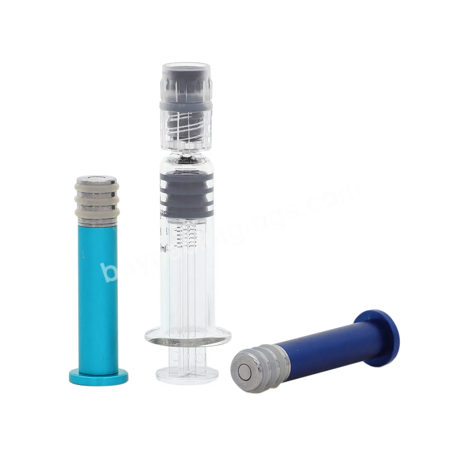 Bpa Free Usa Hot Selling Empty Airtight 3ml 1ml Luer Lock Luer Screw Cap 5ml Glass Syringe 10ml With Finger Grip For Oil