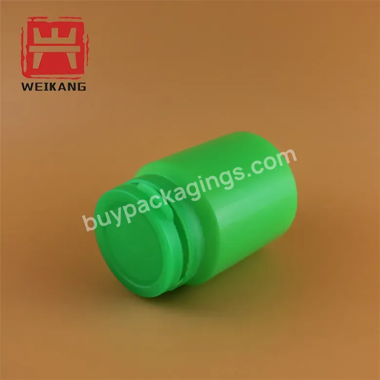 Bpa Free White 100cc 150cc 200cc Hdpe Plastic Bottle Medicine Pill Capsule Container Bottle With Easy Tearing Lid