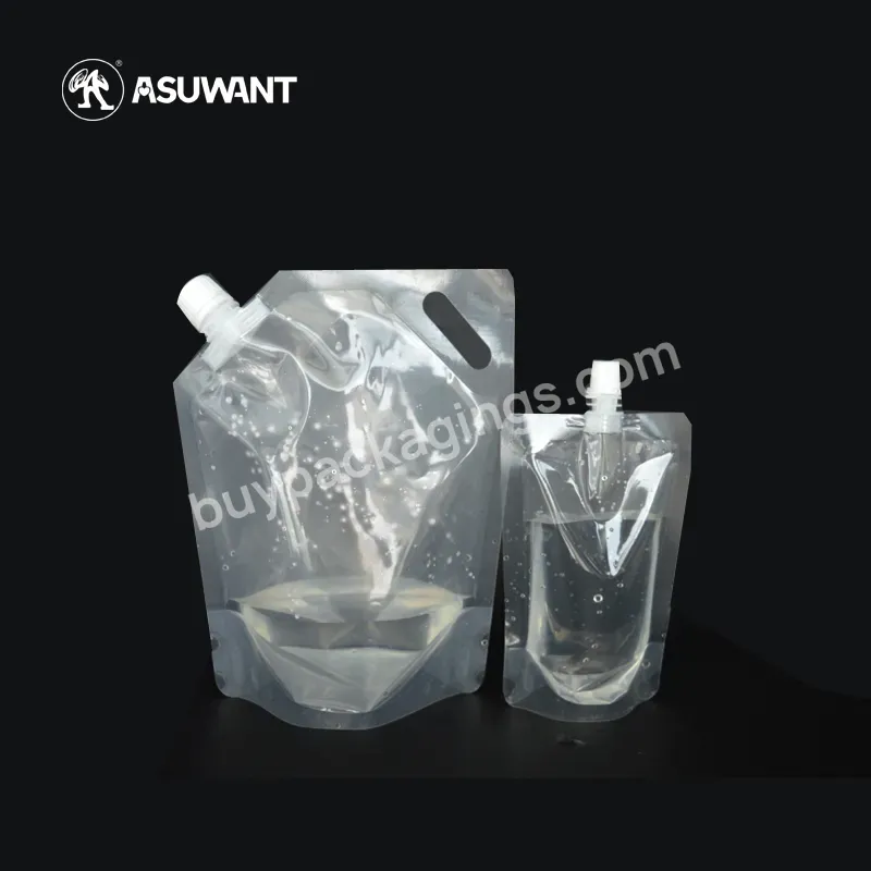 Brand New Plastic Bag Dishwashing Liquid Drink Pouch Brandable 500ml Beverage Spout Pouches