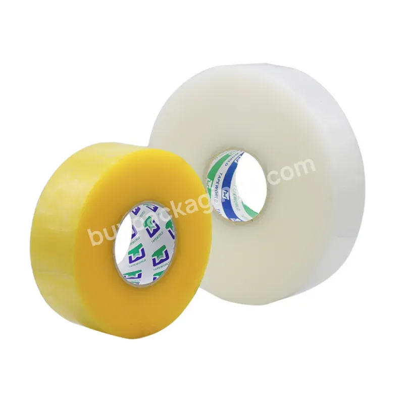 Branded Clear Box Sealing Jumbo Roll Adhesive Tape Shipping Carton Sealing Logo Printing Tape For Box Package With Company Logo - Buy Packaging Tape 48mm *100 Yards Pp Clear Packing Tape For Courier Bags And Cartons,Custom Branded Logo Low Noise Frag