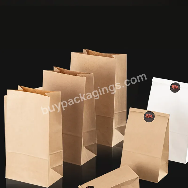 Bread Packaging Recyclable Kraft Paper Bag