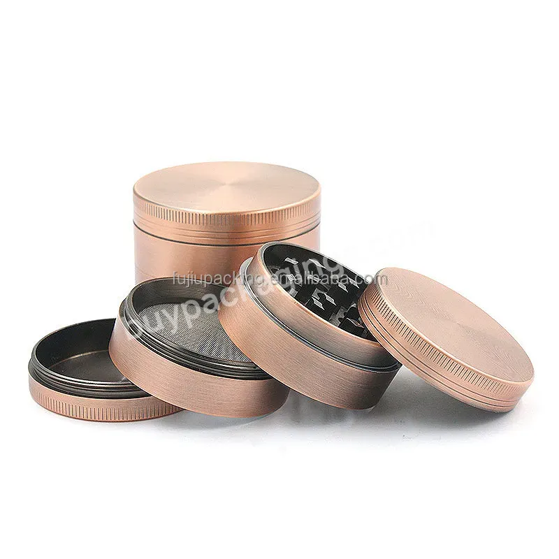 Bronze Color Zinc Alloy 60mm Metal Herb Grinder 4 Parts Herb Crusher Custom Logo Herb Mill With Sharp Teeth - Buy Bronze Color Zinc Alloy 60mm Metal Herb Grinder,4 Parts Herb Crusher Custom,Custom Logo Herb Mill With Sharp Teeth.