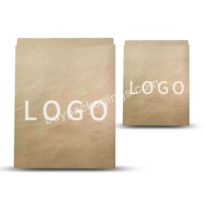 Brown Biodegradable Paper Custom Clothing Packaging Shipping Bags Kraft Paper Mailer Packaging Paper Mailers