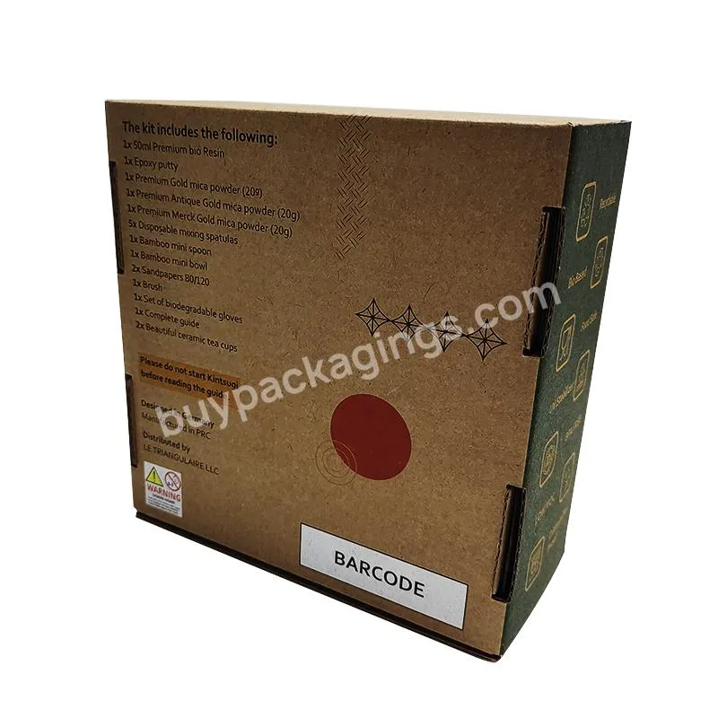 brown corrugated shipping flat mailer boxes 8x5x4 shipping box for candle