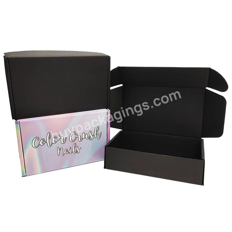 brown corrugated shipping mailer packaging boxes with logo printed shipping boxes mailer box