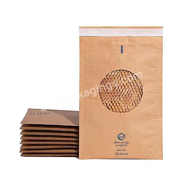 Brown Kraft Paper Wrap Bubble Envelope Padded Mailing Shipping Bag Honeycomb Mailer