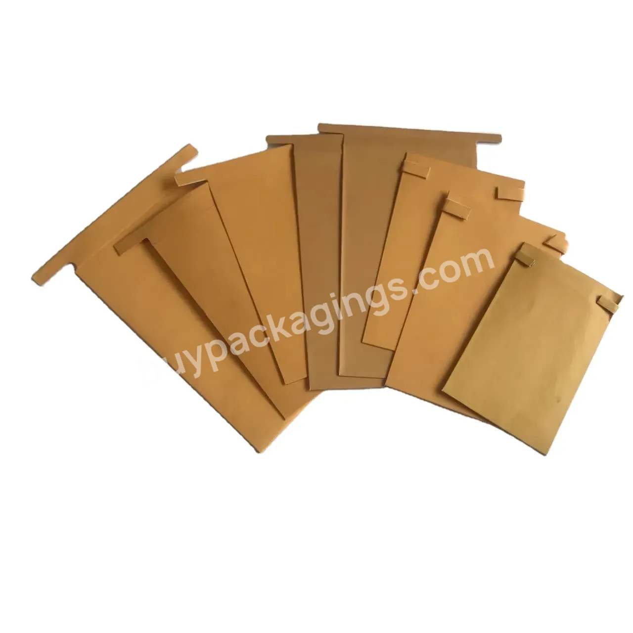 Brown Texture Kraft Eco-friendly Mineral Mining Documents Powder Sample Using Non-adhesive Sealed Envelope With Tin Tie - Buy Non-adhesive Sealed Envelope,Brown Kraft Paper Envelope.