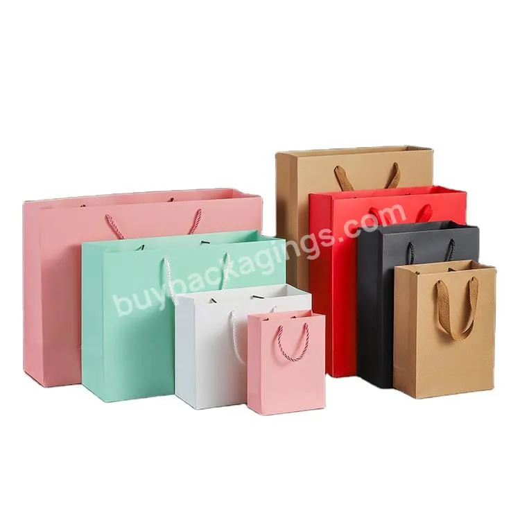 Brown Wholesale Ziplock Washable Packaging Machine Making Paper Shopping Paper Bags With Your Own Logo