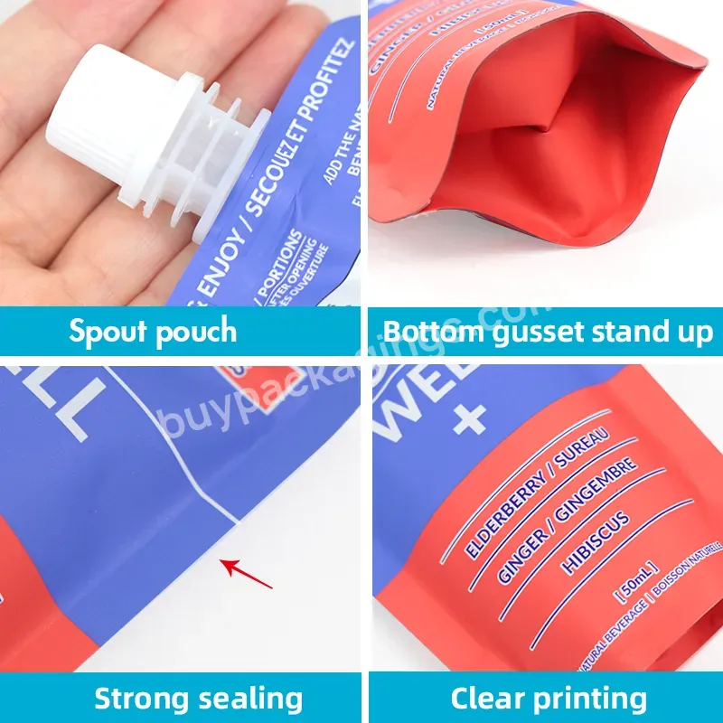 Bsci Grs Recycled Eco Friendly Custom Printed Aluminum Custom Packaging Food Bag Spout Pouch Packaged Spout Pouch - Buy Spout Pouch,Aluminum Packaging Bagspout Pouch Packaged,Custom Packaging Food Bag Eco Friendly Spout Pouch.