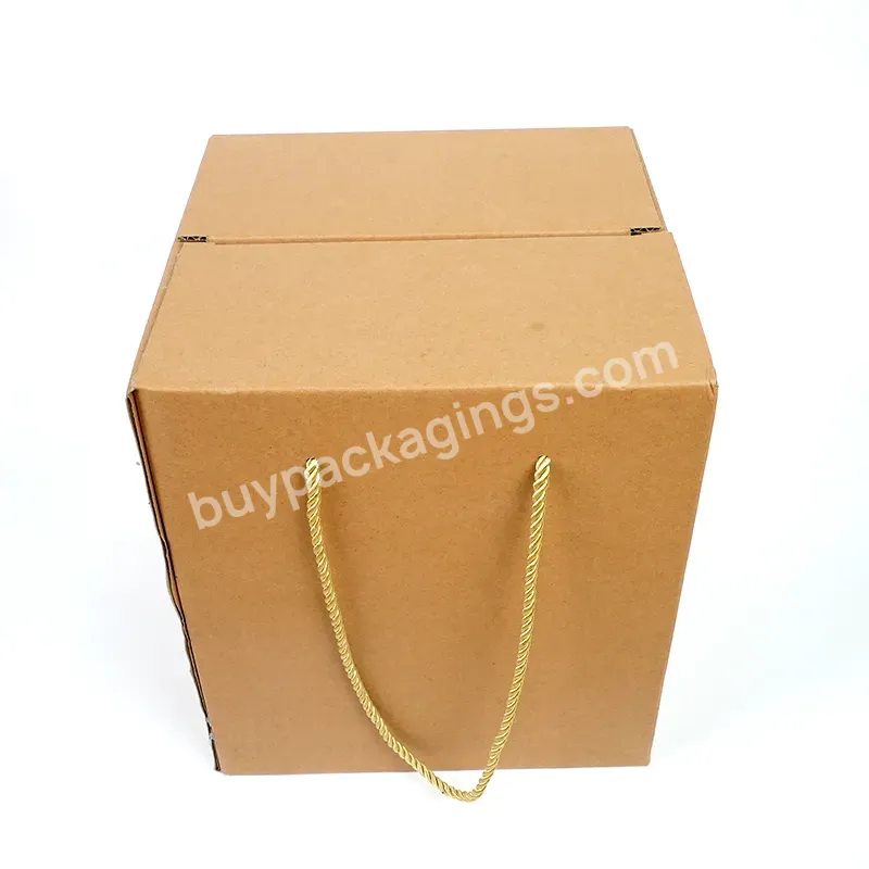 Bulk Cheap Gift Box Oil Grill Mailer Packaging Boxes Cardboard Paper Box With Handle