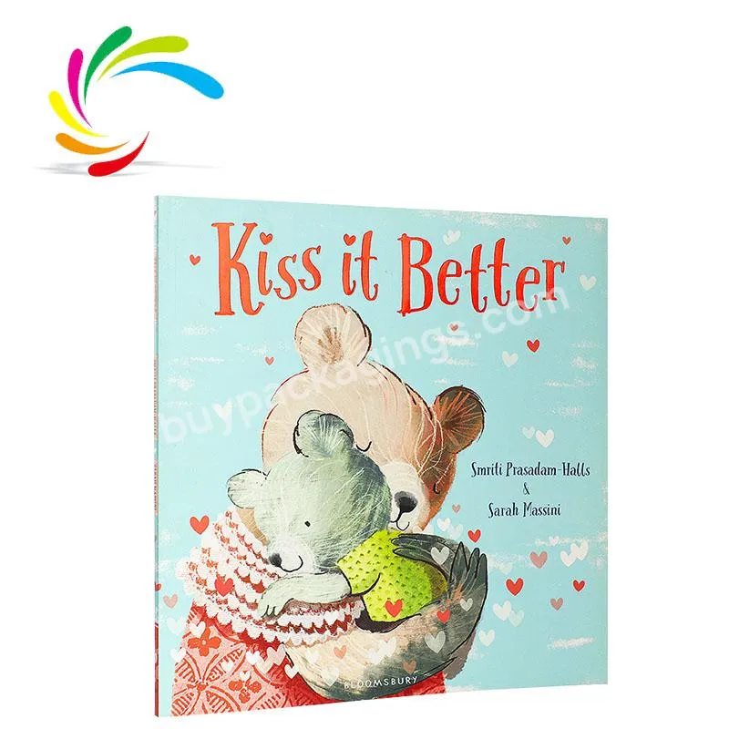 Bulk custom printing full color Bestseller Kiss it Better paperback book kids age1-3  coloring book in stock