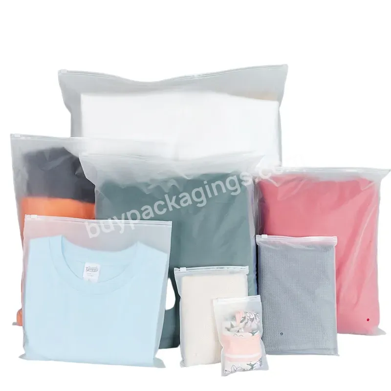Business Shipping Bags Poly Zipper Bag For Clothes Packaging Envelope Bag With Custom
