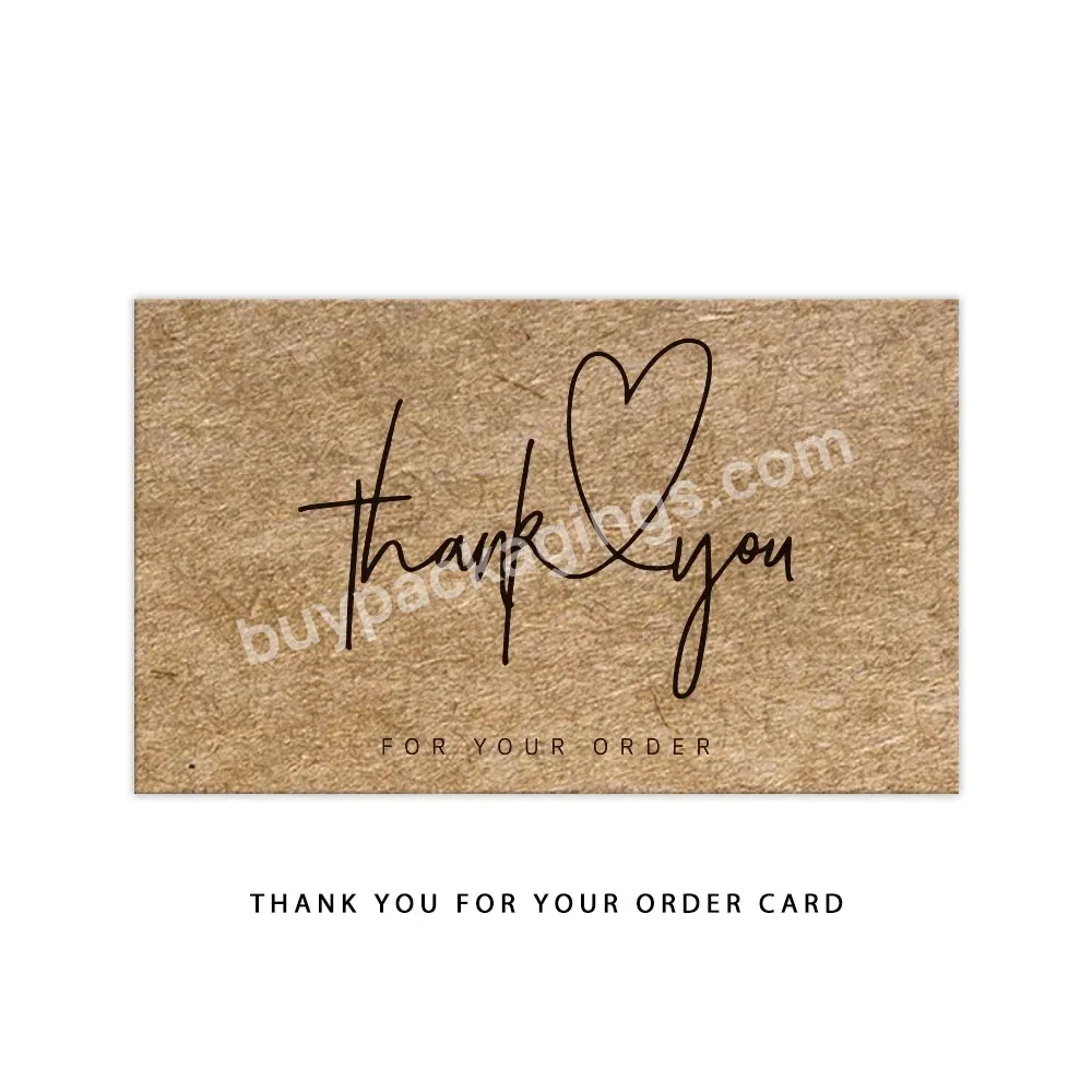 Business Thank You Custom Logo Paper Jewelry Display Card Necklace Custom Cards Front And Back Paper Printing Business Cards