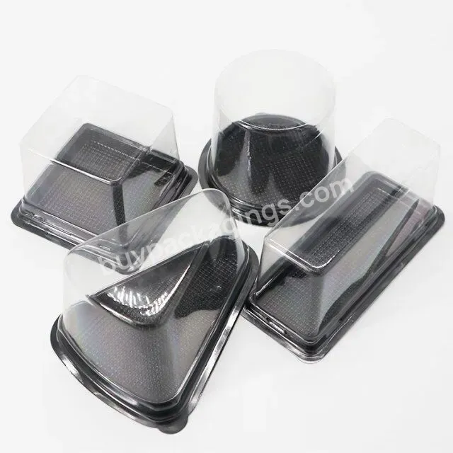 Cake Packaging Custom Pet Clear Cupcake Box Clear Lid Plastic Blister Food Accept