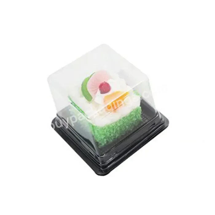 Cake Tray With Lid Cakes And Biscuits Trays Plastic Square Cake Container