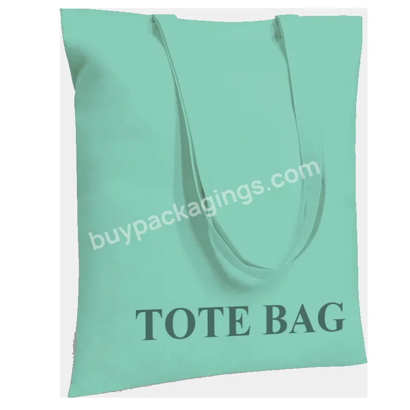 Can Add Your Own Logo Printed Dust Proof Natural White Cotton New Canvas Custom Drawstring Tote Bag For Shopping