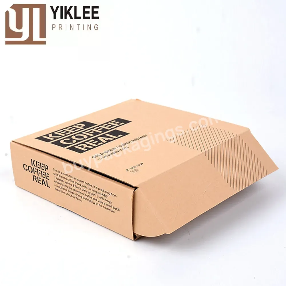 Can Be Customized Size Printed Logo Small Business Shipping Coffee Case Box Corrugated Paper Boxes Gift Box Mailer Packaging