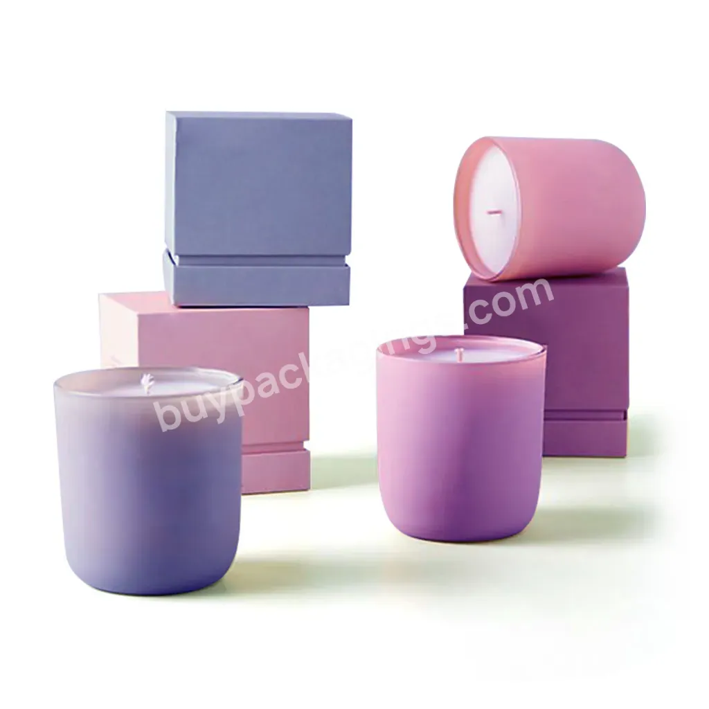 Candle Packaging Boxes Candle Paper Luxury Empty Candle Jars With Lid And Boxes