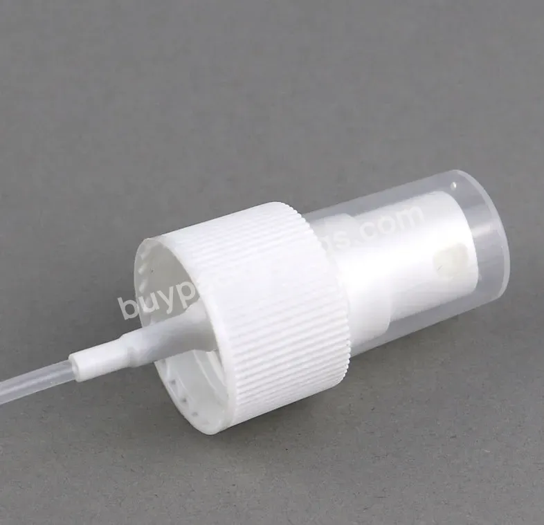 Cangzhou Weikang Fast To Ship In Stock 20mm 24mm 28mm Pp Pet Plastic Fine Ribbed Mist Sprayer Dispenser Pump For Bottles