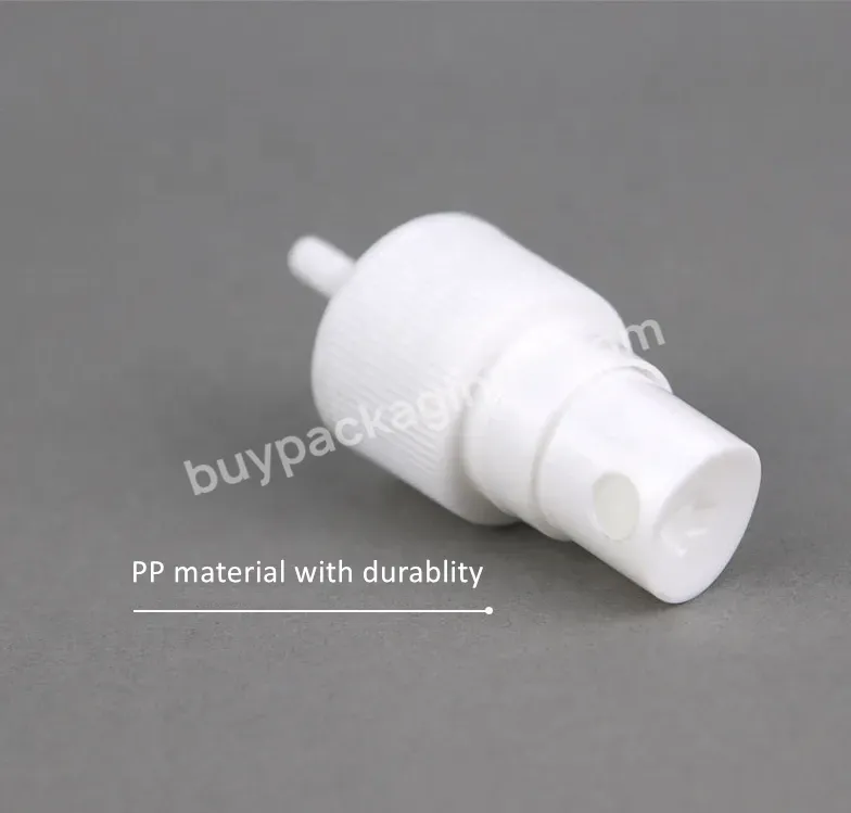 Cangzhou Weikang Fast To Ship In Stock 20mm 24mm 28mm Pp Pet Plastic Fine Ribbed Mist Sprayer Dispenser Pump For Bottles