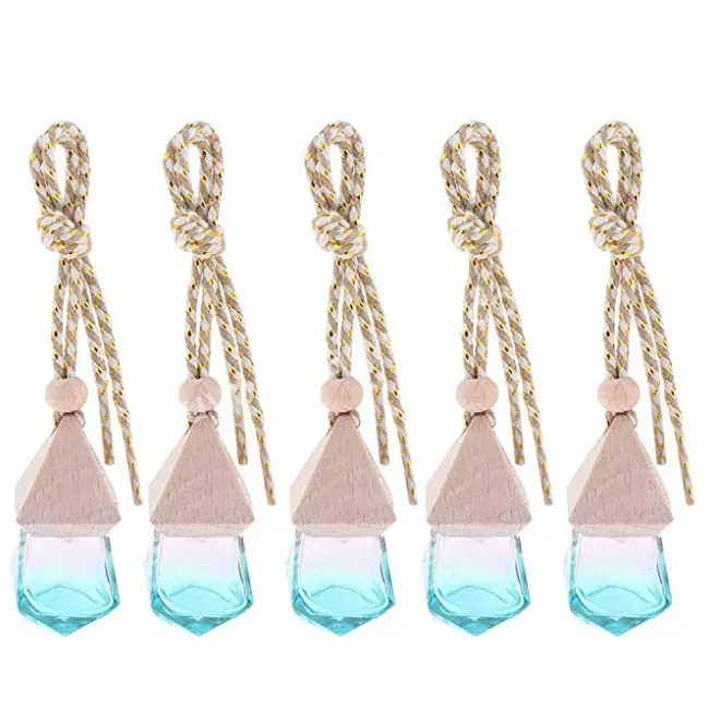 Car Air Freshener Perfume Bottle Diamond Shaped Pendant Empty Bottle Hanging Diffuser - Buy Hanging Diffuser,Car Air Freshener,Car Perfume Bottle Diffuser.