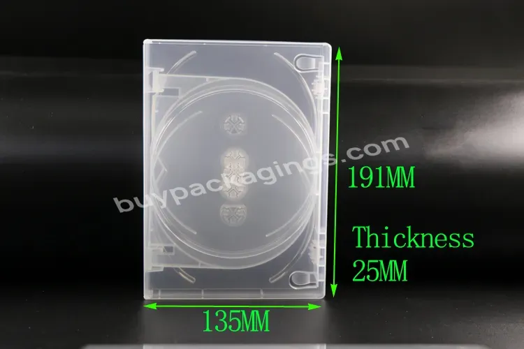 Car Cd Dvd Player Clear Storage Replacement Empty Plastic Vcd Holder Cd Dvd Cover Slim Jewel Cvd Cd Packaging Box Case