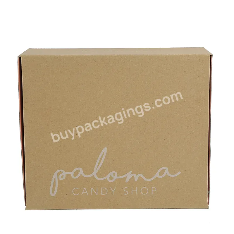 Cardboard Box Paper Packaging Custom Color Printed Tuck Top Mailing Box