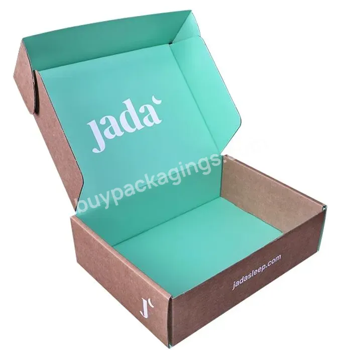 Cardboard Custom Printed Logo Boxes Good Quality Stable Packing Different Size Mailer Box