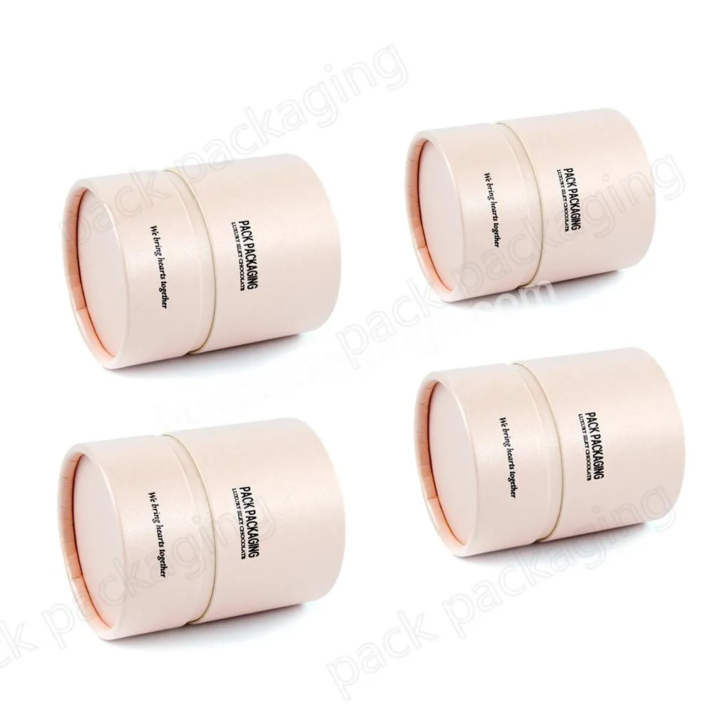 Cardboard Cylinder Gift Box Luxury Paper Tube Packaging For Jewelry Perfume Watch