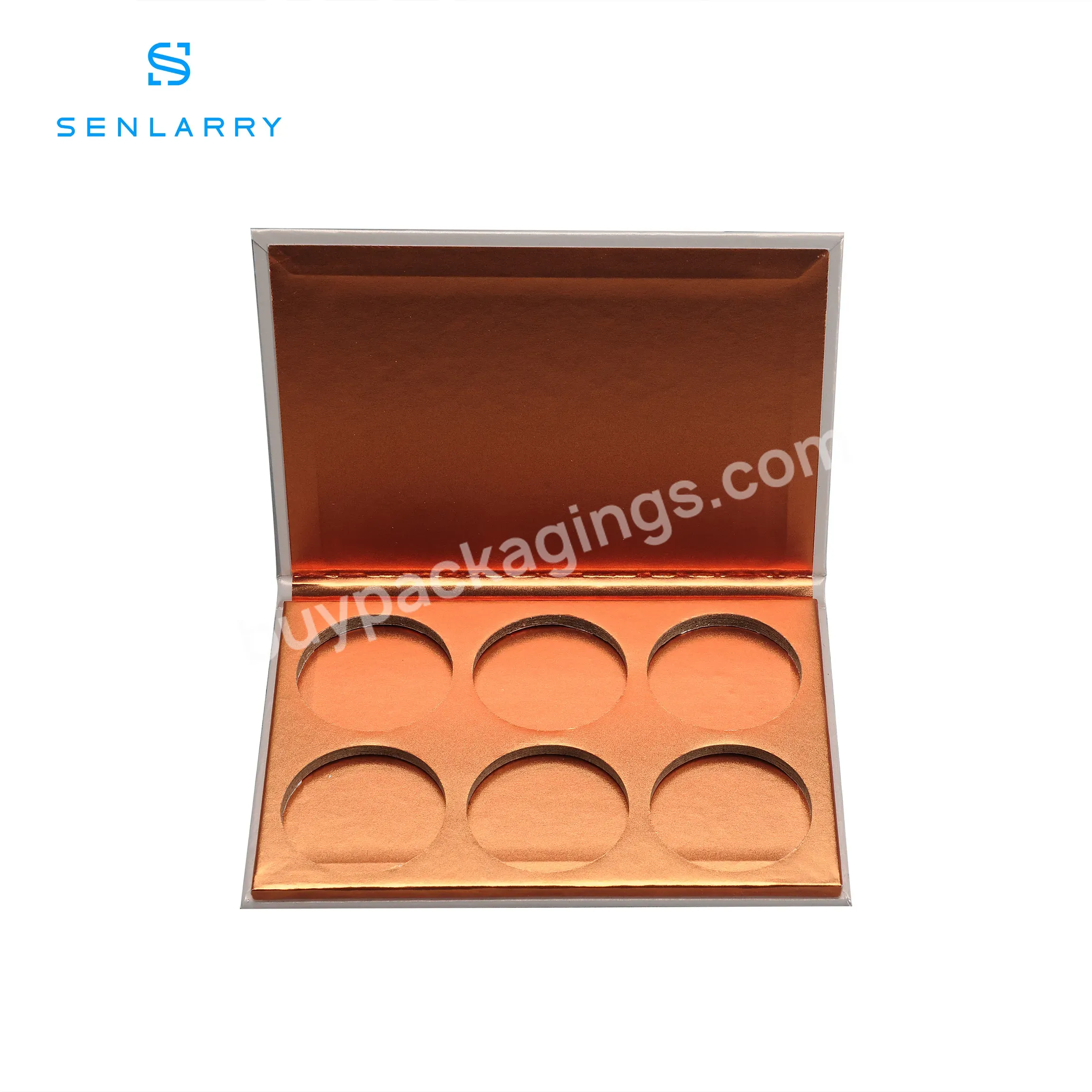 Cardboard Magnetic Makeup Empty Eyeshadow Palette Packaging Box