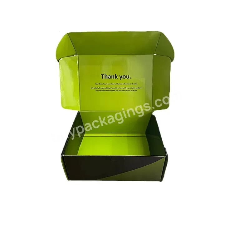 Cardboard Packaging Carton Small Custom Printed Corrugated Shipping Mailer Box For Clothing