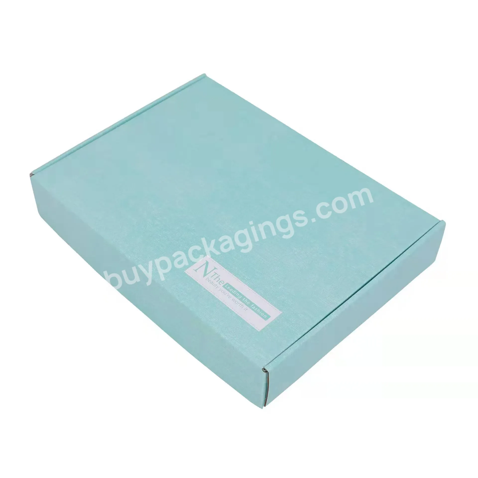 Cardboard Packaging Custom Box Logo Shoes Underwear Box Kraft Corrugated Paper Wholesale