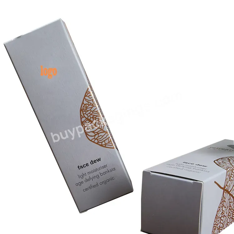 Cardboard Paper Box For Skincare Cosmetics Packaging Box Eco Friendly Packaging Lipsticks Box White Custom Luxury Art Paper